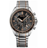 Hugo Boss Driver Sport Grey Dial Grey Steel Strap Watch for Men - 1513094