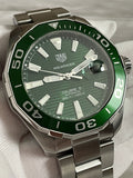 Tag Heuer Aquaracer Green Dial Watch for Men - WAY201S.BA0927