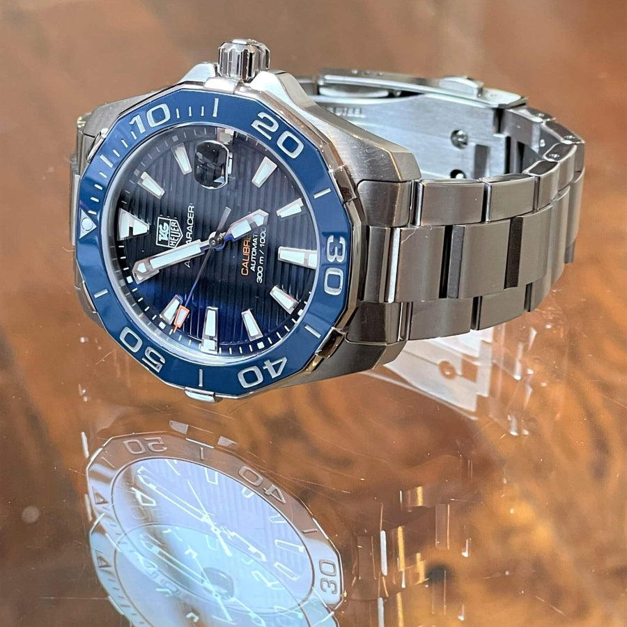 Tag Heuer Aquaracer Blue Dial Watch for Men - WAY211C.BA0928