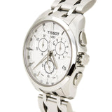 Tissot Couturier Chronograph White Dial Silver Steel Strap Watch For Men - T035.617.11.031.00