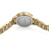 Hugo Boss Signature Gold Dial Gold Stainless Steel Strap Watch for Women - 1502540