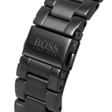 Hugo Boss Pilot Edition Chronograph Black Dial Black Steel Strap Watch for Men - 1513854