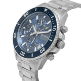 Hugo Boss Ocean Edition Chronograph Blue Dial Silver Steel Strap Watch for Men - 1513704