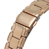 Guess Crystal Clear Rose Gold Dial Rose Gold Steel Strap Watch for Women - GW0470L3