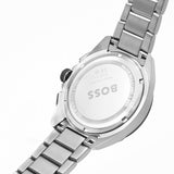 Hugo Boss Volane Grey Dial Silver Steel Strap Watch for Men - 1513951