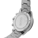 Hugo Boss Hero Chronograph White Dial Silver Steel Strap Watch for Men - 1513875