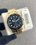 Fossil FS5836 gold watch on display, August 10, 2024.
