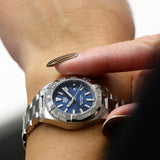 TAG Heuer Aquaracer watch on wrist