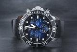 Tissot Seastar 1000 Chronograph Blue Dial Black Rubber Strap Watch For Men - T120.417.17.041.00