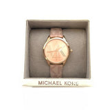 Michael Kors Jaycie Quartz Rose Gold Dial Pink Leather Strap Watch for Women - MK2879