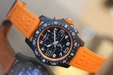 Breitling Endurance Pro Black Dial Orange Rubber Strap Watch for Men - X82310A51B1S1