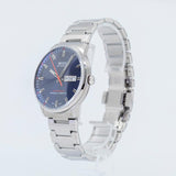 Mido Commander II Automatic Chronometer Blue Dial Silver Steel Strap Watch For Men - M021.431.11.041.00