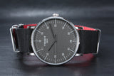 Tissot Everytime Medium Black Dial Black NATO Strap Watch For Men - T109.410.17.077.00