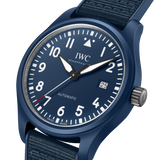 IWC Pilot’s Watch Automatic "Laureus Sport for Good" Edition Blue Dial Blue Nylon Strap Watch for Men - IW328101