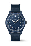 IWC Pilot’s Watch Automatic "Laureus Sport for Good" Edition Blue Dial Blue Nylon Strap Watch for Men - IW328101