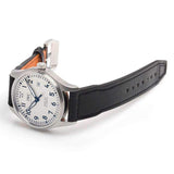 IWC Pilot's Watch Mark XVIII White Dial Black Leather Strap Watch for Men - IW327002