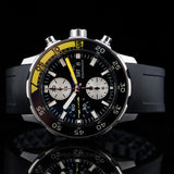 IWC Aquatimer Automatic Chronograph Black Dial Black Rubber Strap Watch for Men - IW376709