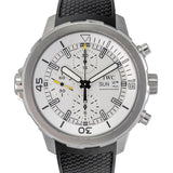 IWC Aquatimer Chronograph White Dial Black Rubber Strap Watch for Men - IW376801