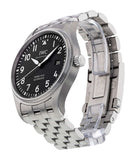 IWC Pilot’s Watch Mark XVIII Black Dial Silver Steel Strap Watch for Men - IW327015