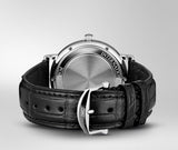 IWC Portofino Automatic White Dial Black Leather Strap Watch for Men - IW356501