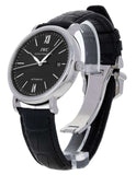 IWC Portofino Automatic Black Dial Black Leather Strap Watch for Men - IW356502