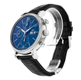 IWC Portofino Chronograph Blue Dial Black Leather Strap Watch for Men - IW391023