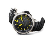 IWC Aquatimer Automatic 2000 Black Dial Black Rubber Strap Watch for Men - IW358001