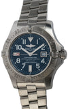 Breitling Aeromarine Avenger Seawolf 45mm Blue Dial Stainless Steel Mens Watch - A1733110/C756