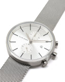 Michael Kors Jaryn Silver Dial Silver Mesh Bracelet Watch for Men - MK8541