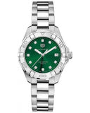 Tag Heuer Aquaracer Emerald Green Dial Watch for Women - WBD1316.BA0740