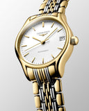 Longines Lyre Quartz White Dial Gold Stainless Steel Watch for Women - L4.859.2.12.7