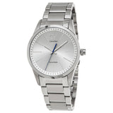 Calvin Klein Bold White Dial Silver Steel Strap Watch for Men - K2241120