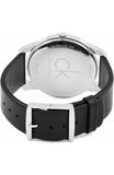 Calvin Klein City Black Dial Black Leather Strap Watch for Men - K2G21107