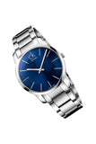 Calvin Klein City Blue Dial Silver Steel Strap Watch for Men - K2G2114N