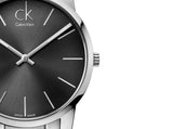 Calvin Klein City Black Dial Silver Steel Strap Watch for Men - K2G21161