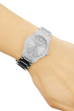 Calvin Klein City Grey Dial Silver Steel Strap Watch for Women - K2G23144