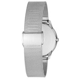 Calvin Klein Minimal Grey Dial Silver Mesh Bracelet Watch for Men - K3M21124