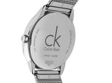 Calvin Klein Minimal Silver Dial Silver Mesh Bracelet Watch for Men - K3M2112Z