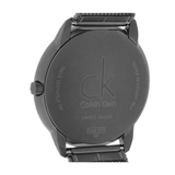 Calvin Klein Minimal Grey Dial Grey Mesh Bracelet Watch for Men - K3M517P4