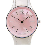 Calvin Klein Simplicity Pink Dial Silver Steel Strap Watch for Women - K432314E