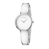 Calvin Klein Seduce White Dial Two Tone Steel Strap Watch for Women - K4E2N116