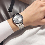 Calvin Klein Steady Silver Dial Silver Steel Strap Watch for Women - K7Q21146