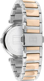 Tommy Hilfiger Lynn Quartz White Dial Two Tone Steel Strap Watch For Women - 1782236