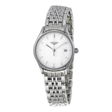 Longines Lyre Classico 25mm White Dial Silver Stainless Steel Watch for Women - L4.259.4.12.6