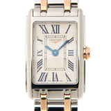 Longines Dolcevita 18K Gold Silver Dial Two Tone Steel Strap Watch for Women - L5.258.5.71.7