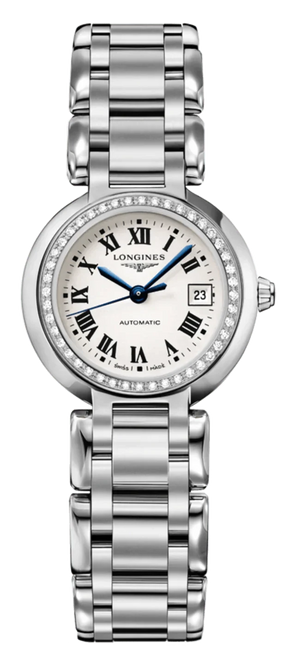 Longines PrimaLuna 26.5mm Automatic Stainless Steel Watch for Women - L8.111.0.71.6