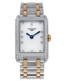 Longines Dolcevita Diamonds Mother of Pearl White Dial Two Tone Steel Strap Watch for Women - L5.258.5.89.7