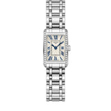 Longines Dolcevita Diamonds Silver Dial Silver Steel Strap Watch for Women - L5.258.0.71.6