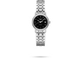 Longines Presence 25.5mm Automatic Black Dial Silver Steel Strap Watch for Women - L4.321.4.52.6