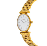 Longines La Grande Classique De Longines White Dial Gold Steel Strap Watch for Women - L4.209.2.11.8